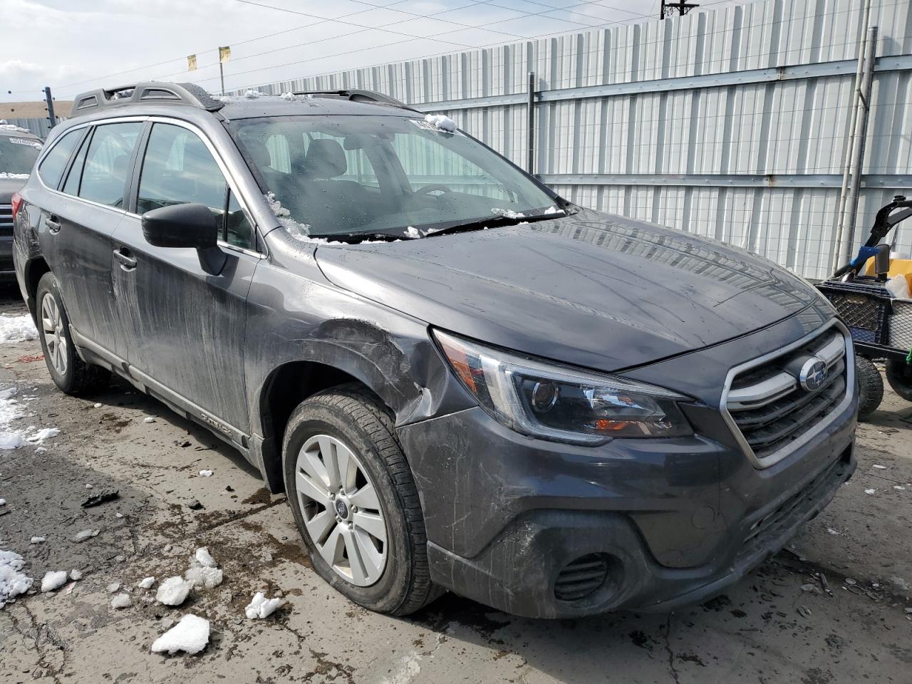 2018 Subaru Outback VIN 4S4BSAAC1J3315418 Copart auction photo, front end / rear end damage thumbnail 4
