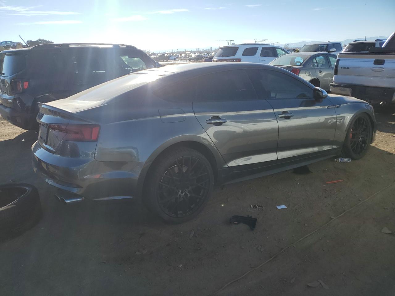 2018 Audi RS5 VIN WAUC4CF57JA065846 Copart auction photo, front end / rear end damage thumbnail 3