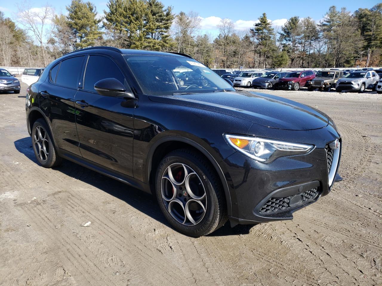 2018 Alfa Romeo Stelvio VIN ZASFAKPN4J7B87148 Copart auction photo, minor dent/scratches damage thumbnail 4