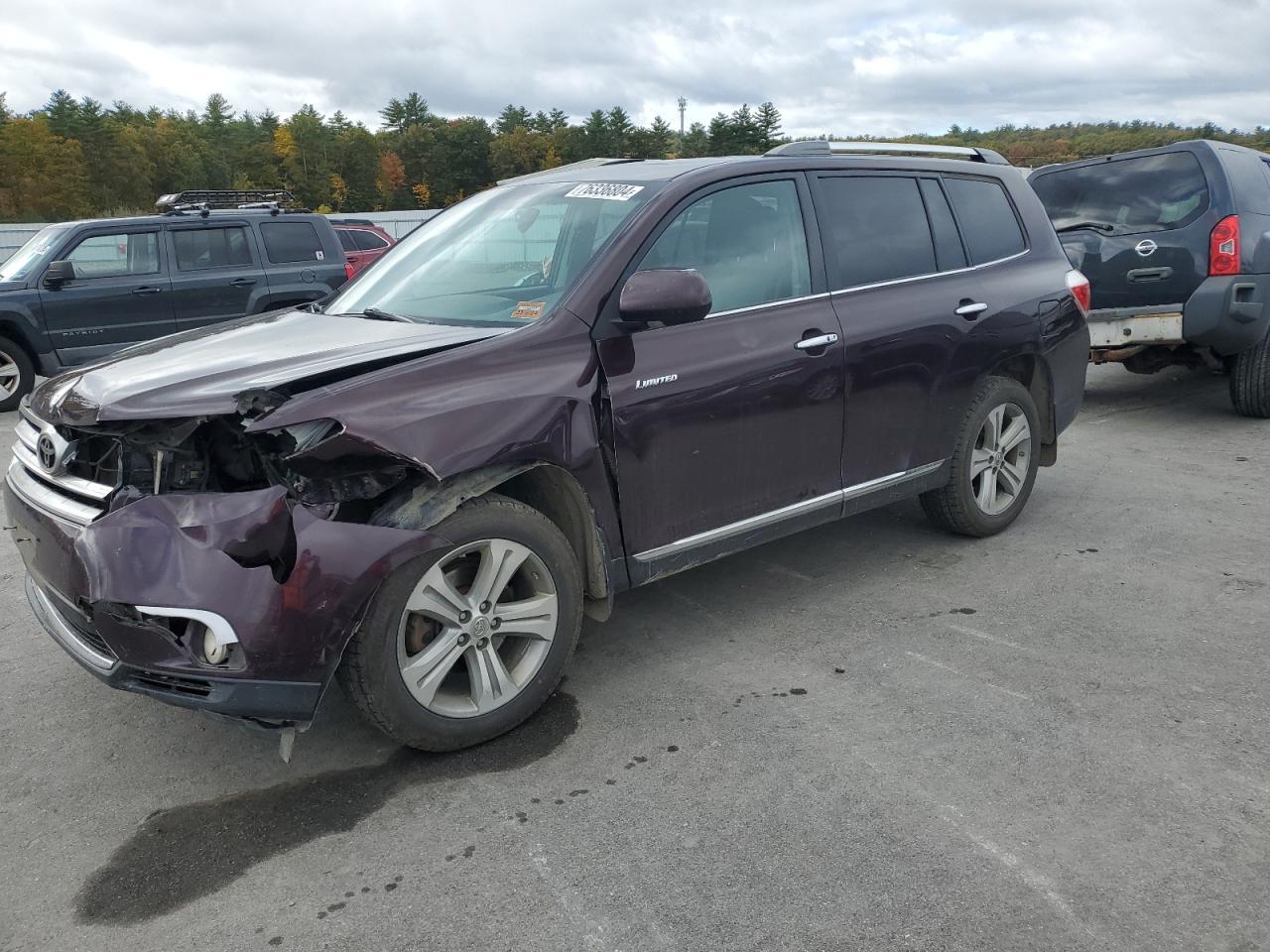 2013 Toyota Highlander VIN 5TDDK3EH9DS276594