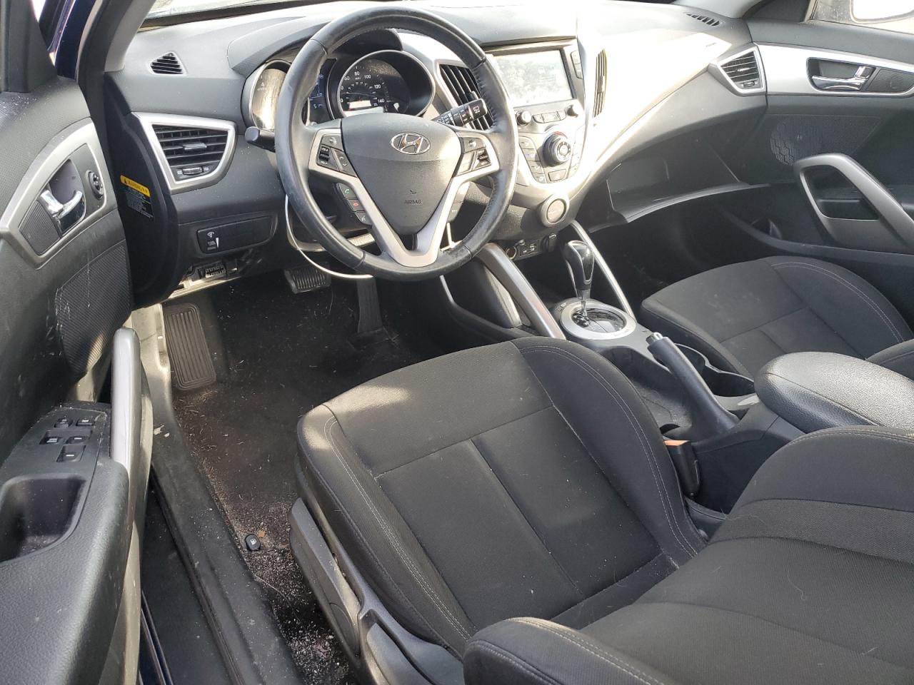 2017 Hyundai Veloster VIN KMHTC6ADXHU305241 Copart auction photo, side damage thumbnail 8