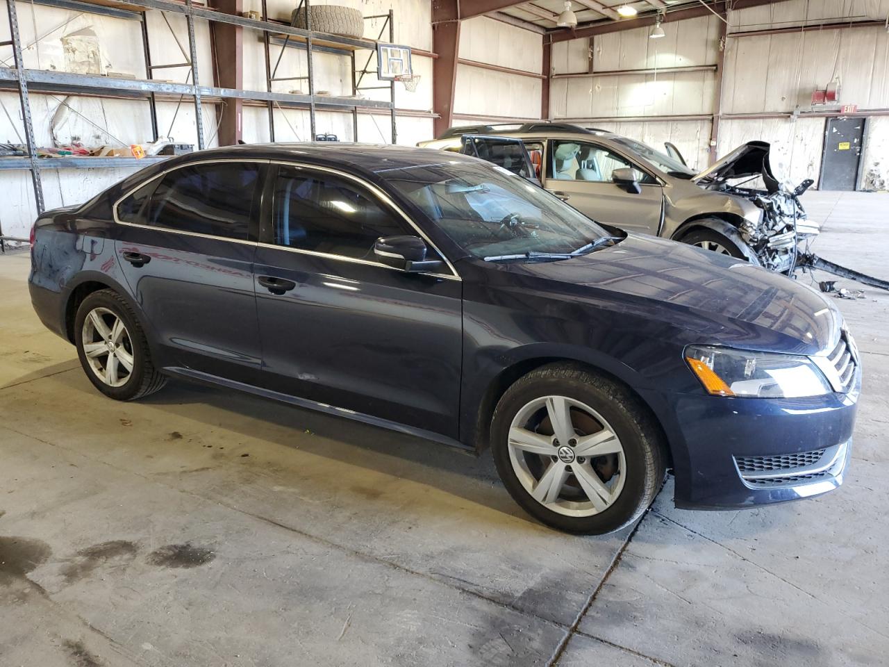 2012 Volkswagen Passat VIN 1VWBP7A39CC106467 Copart auction photo, rear end / minor dent/scratches damage thumbnail 4