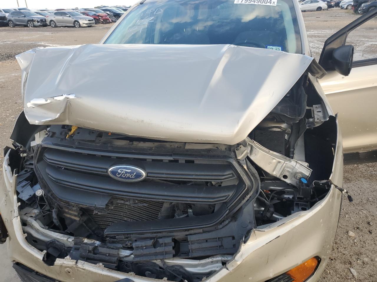 2018 Ford Escape VIN 1FMCU0F74JUD20062 Copart auction photo, front end / rear end damage thumbnail 13