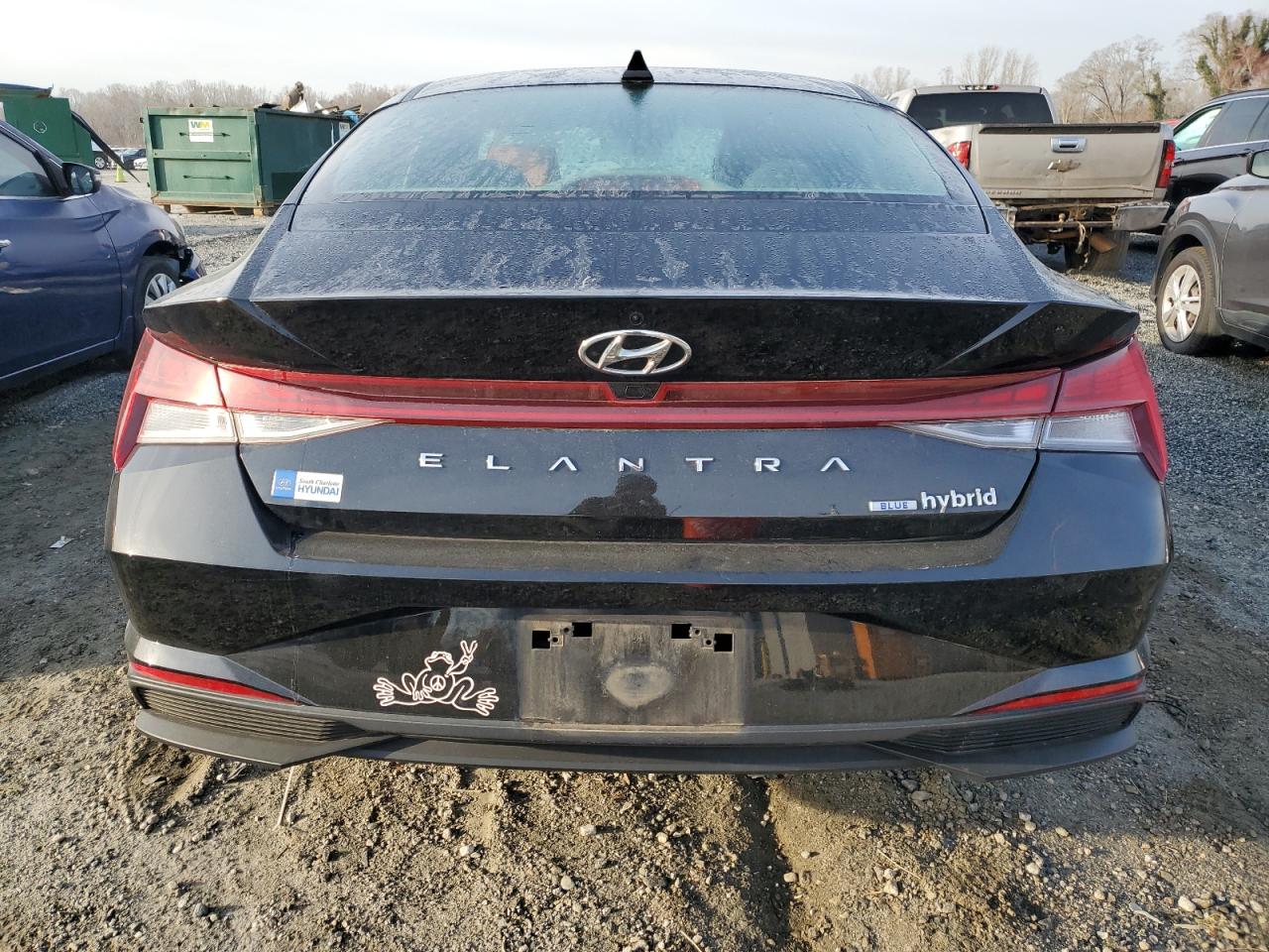 2022 Hyundai Elantra VIN KMHLM4AJ6NU031765 Copart auction photo, front end damage thumbnail 6