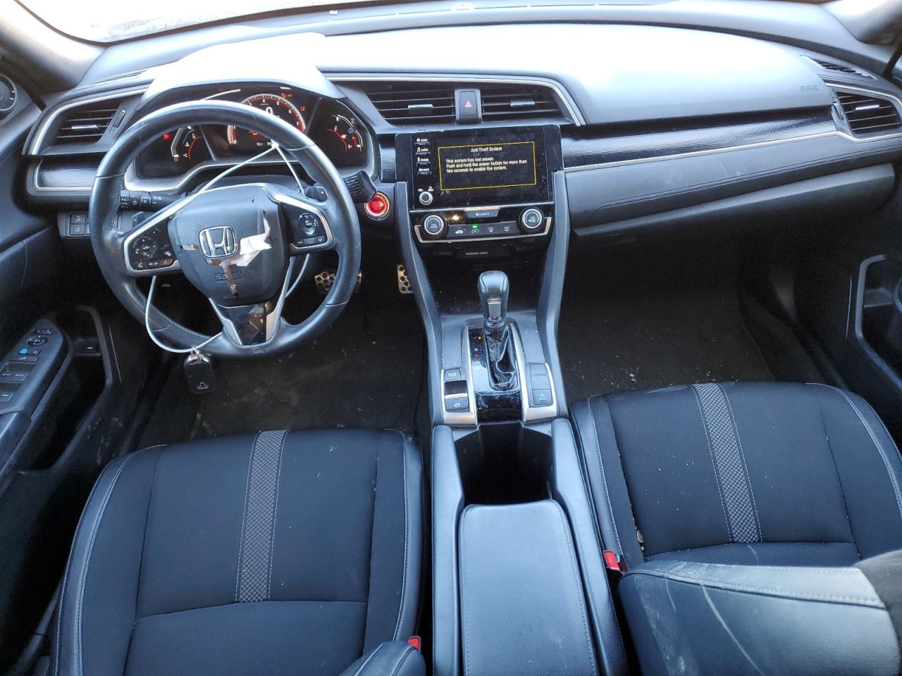 2021 Honda Civic VIN 2HGFC2F84MH550430 Copart auction photo, front end / side damage thumbnail 8