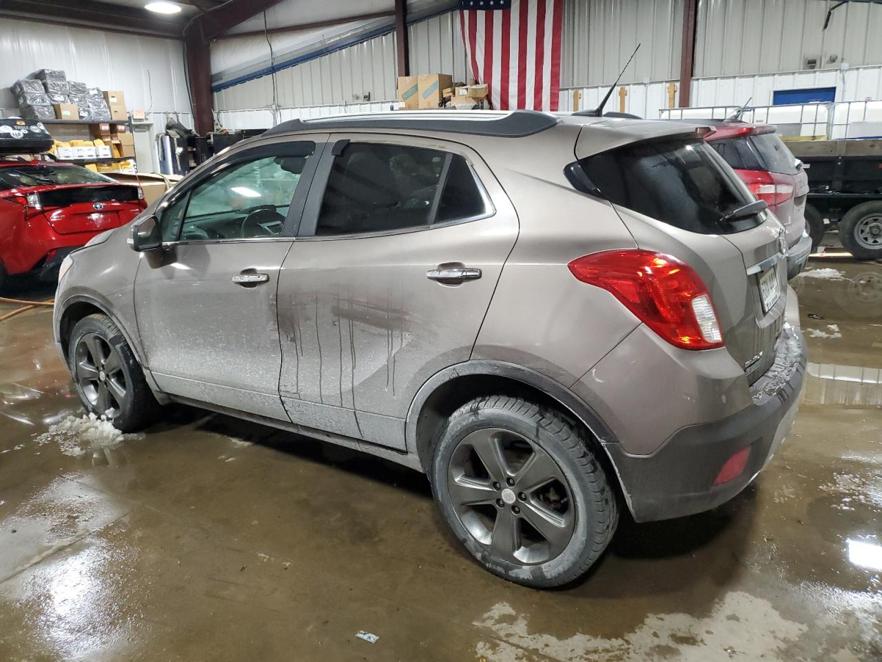 2014 Buick Encore VIN KL4CJFSB6EB740928 Copart auction photo, front end damage thumbnail 2