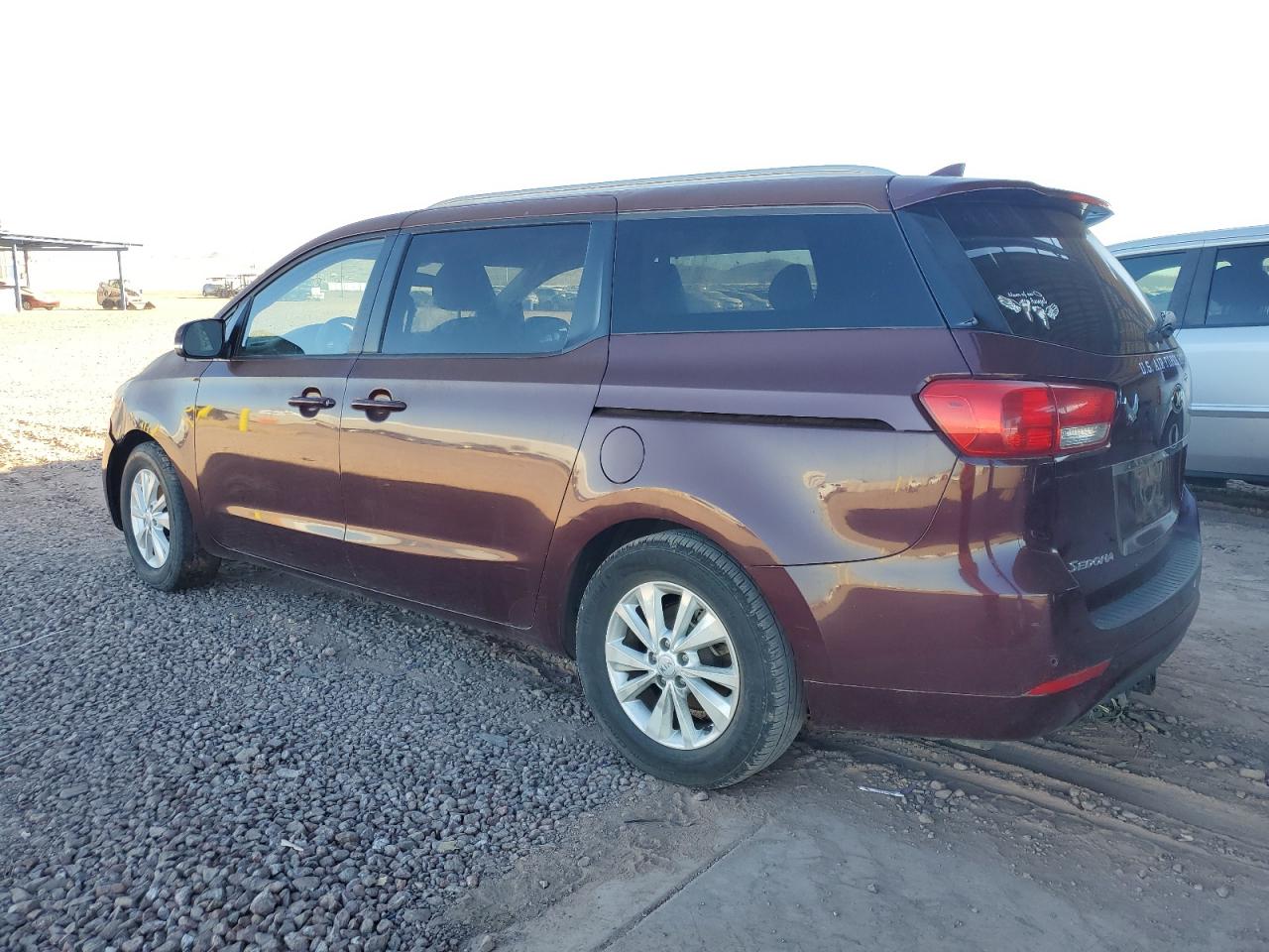 2016 KIA Sedona VIN KNDMB5C1XG6113989 Copart auction photo, mechanical / front end damage thumbnail 2