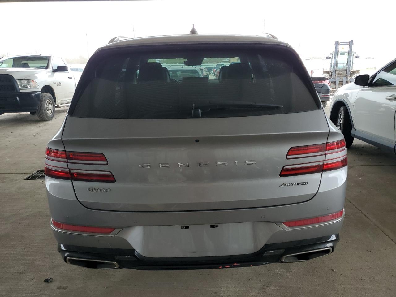 2024 Genesis Gv80 VIN KMUHCESCXRU203155 Copart auction photo, front end damage thumbnail 6