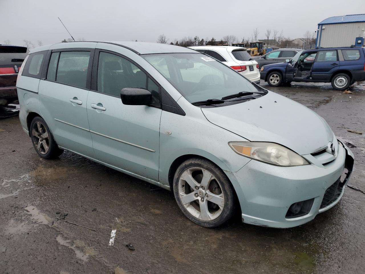 2006 Mazda 5 VIN JM1CR293660113097 Copart auction photo, front end / side damage thumbnail 4