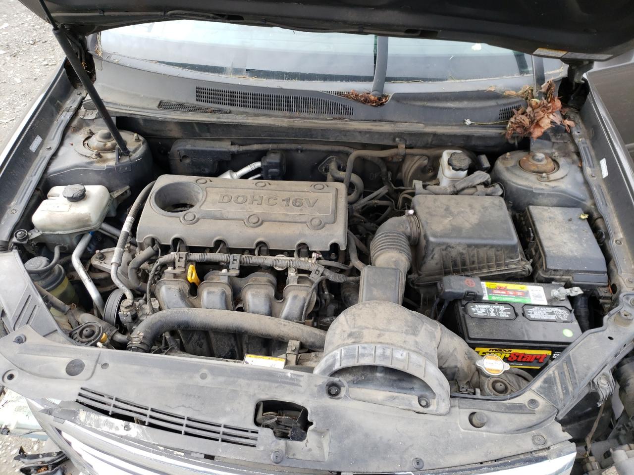 2010 KIA Optima VIN KNAGG4A83A5416454 Copart auction photo, front end / side damage thumbnail 13