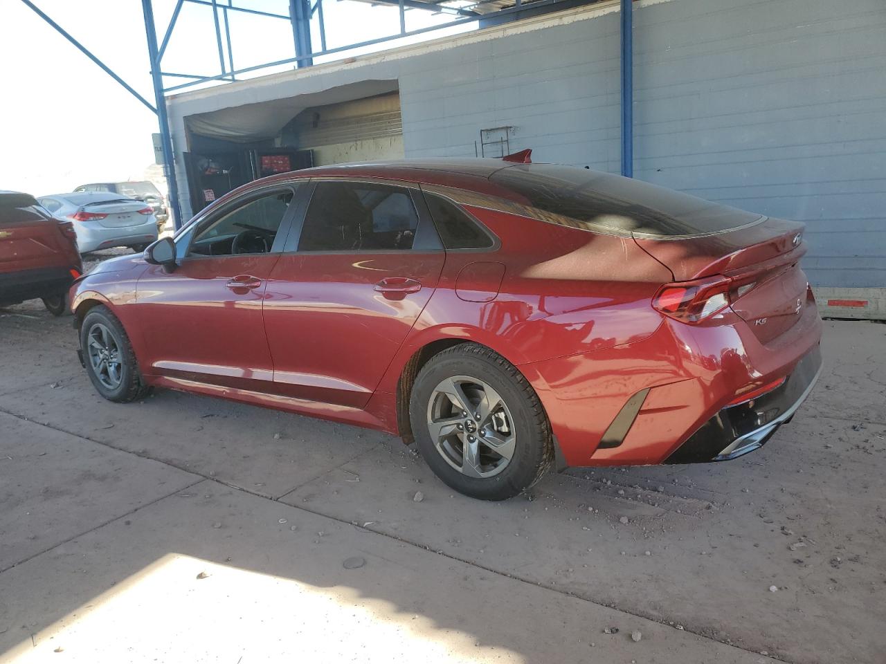 2021 KIA K5 VIN 5XXG14J26MG026139 Copart auction photo, front end / side damage thumbnail 2