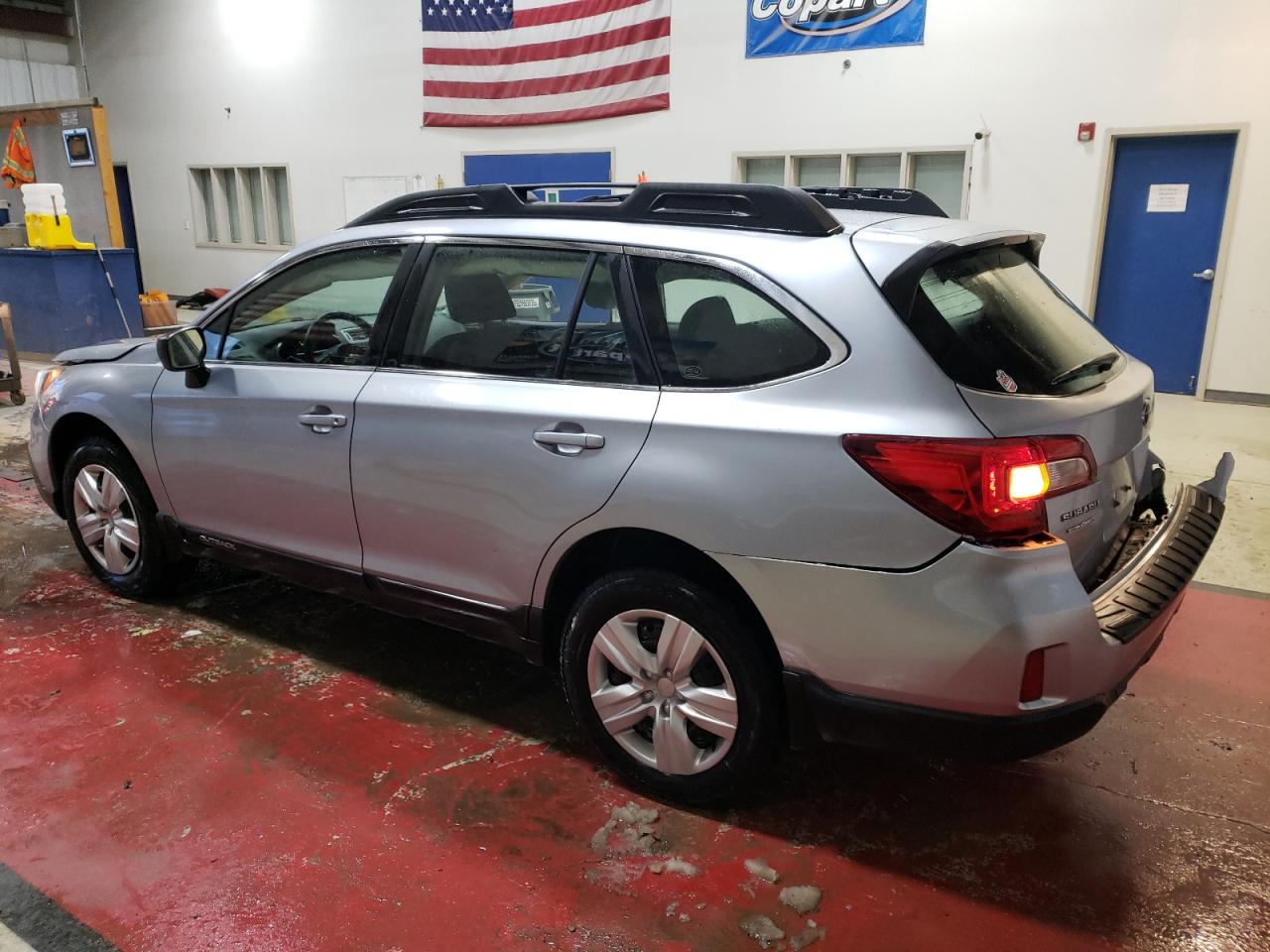 2015 Subaru Outback VIN 4S4BSAAC0F3328832 Copart auction photo, side / rear end damage thumbnail 2