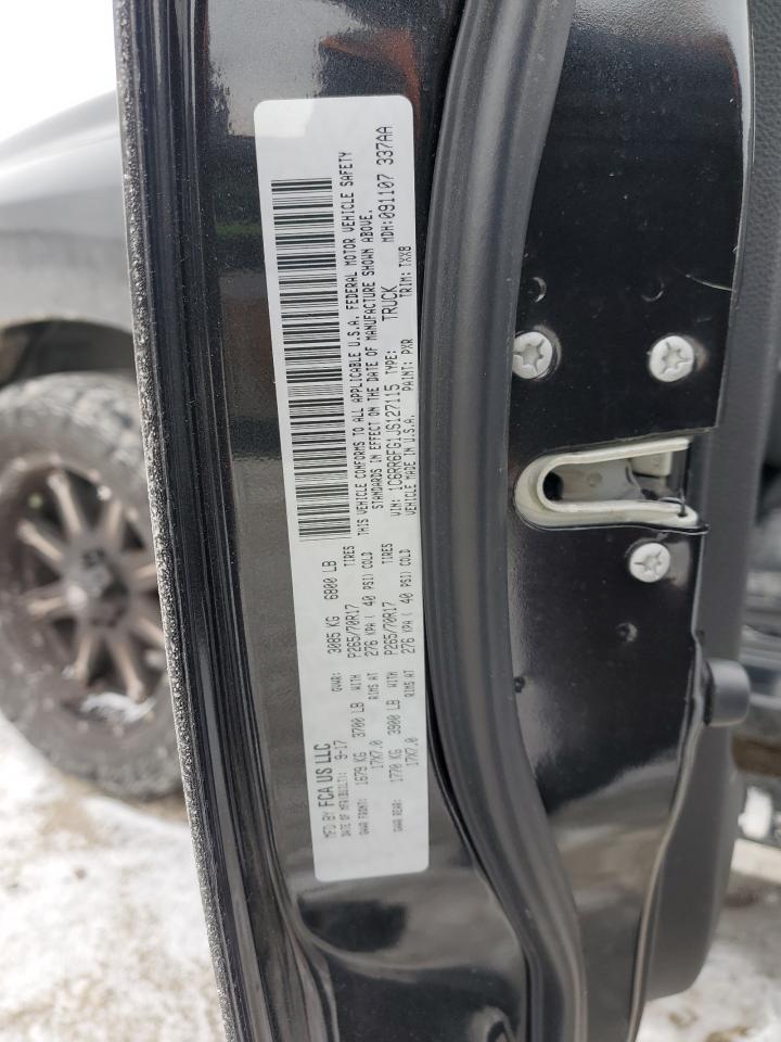 2018 RAM 1500 VIN 1C6RR6FG1JS127115 Copart auction photo, front end / all over damage thumbnail 12