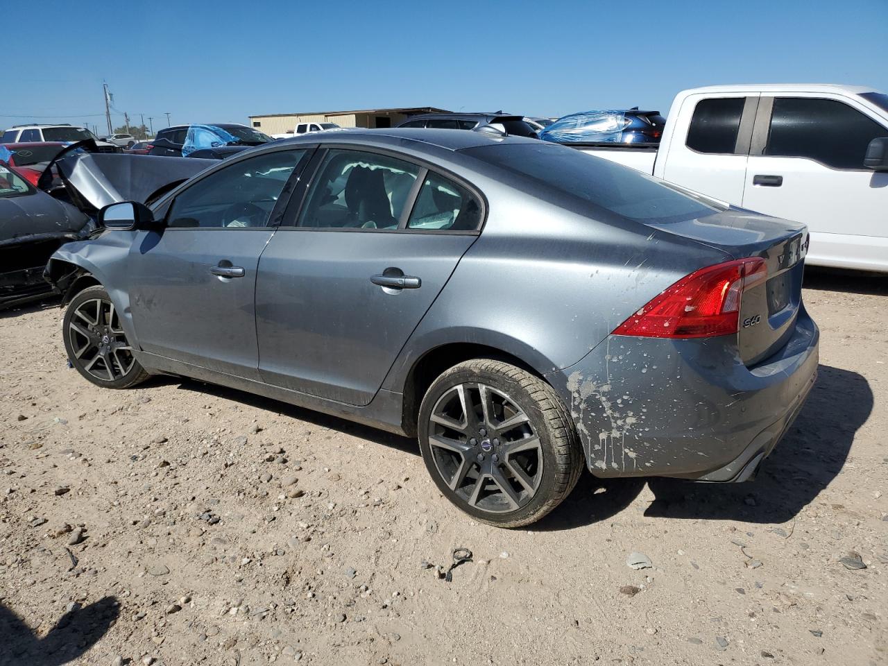 2018 Volvo S60 VIN YV126MFLXJ2466812 Copart auction photo, all over damage thumbnail 2