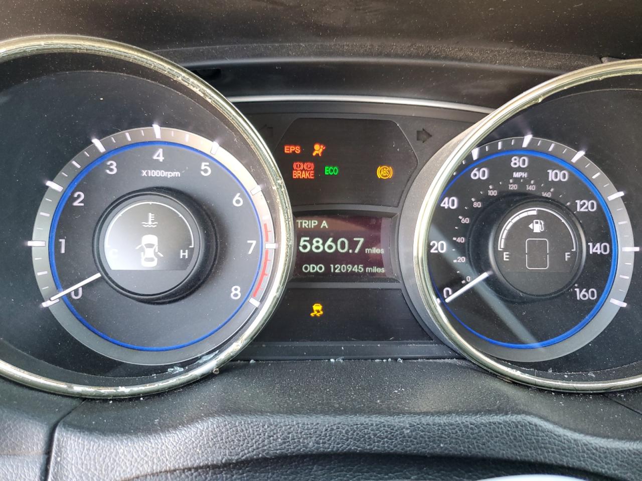 2011 Hyundai Sonata VIN 5NPEC4AC2BH217990 Copart auction photo, all over / mechanical damage thumbnail 9