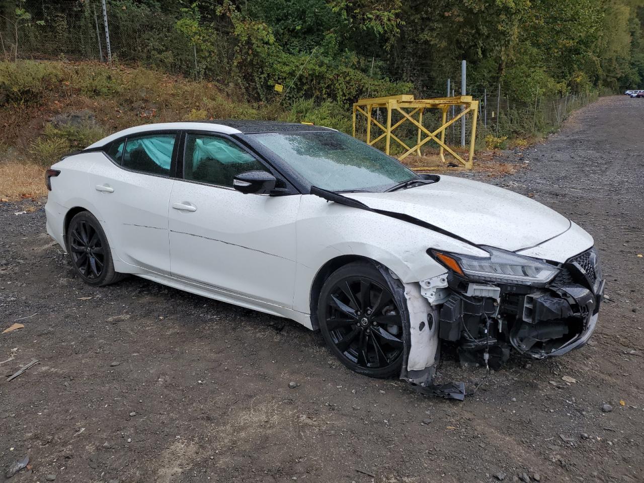 2021 Nissan Maxima VIN 1N4AA6EV4MC510287 Copart auction photo, front end / side damage thumbnail 4