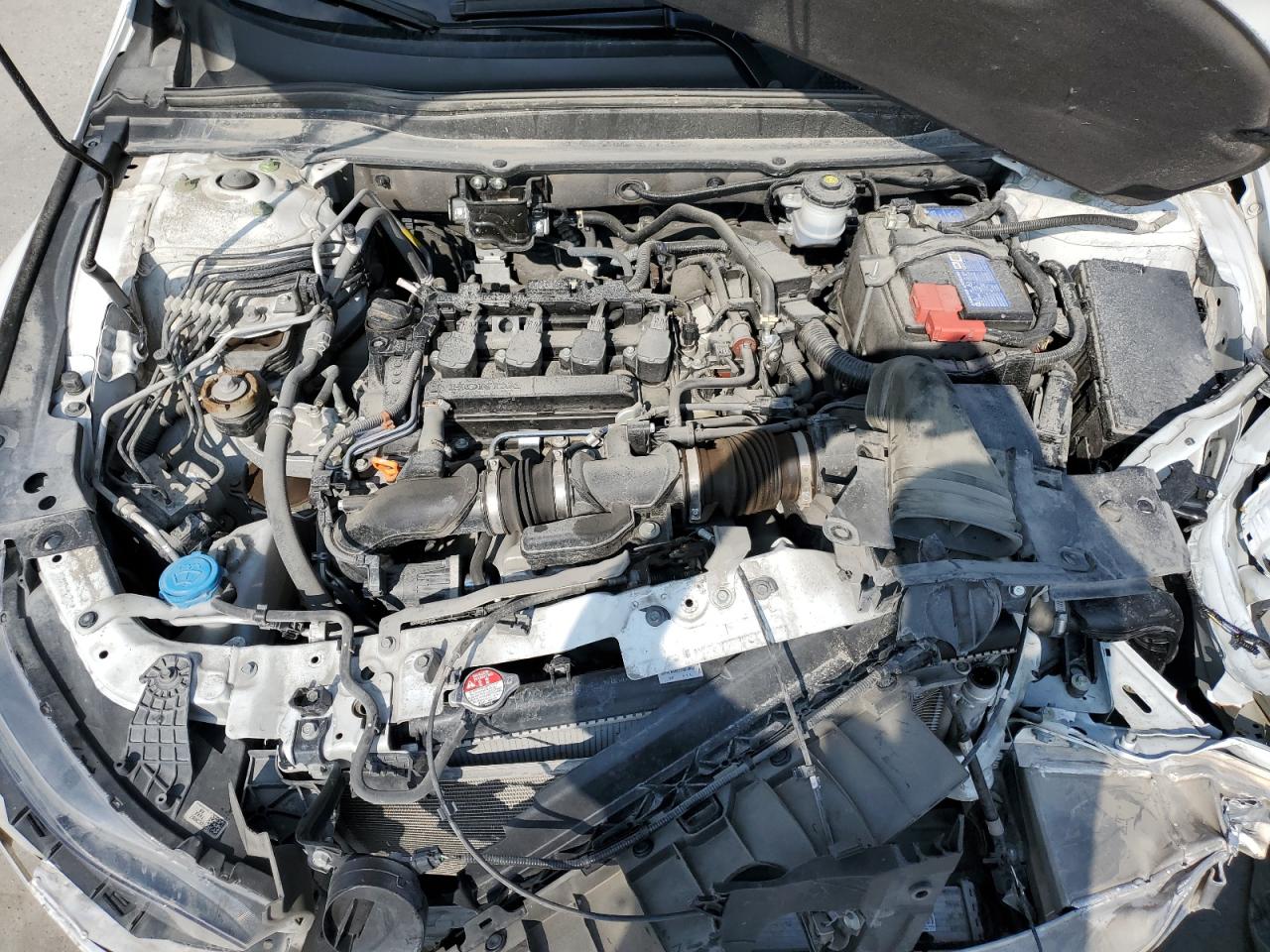 2022 Honda Accord VIN 1HGCV1F5XNA045991 Copart auction photo, front end / rear end damage thumbnail 12
