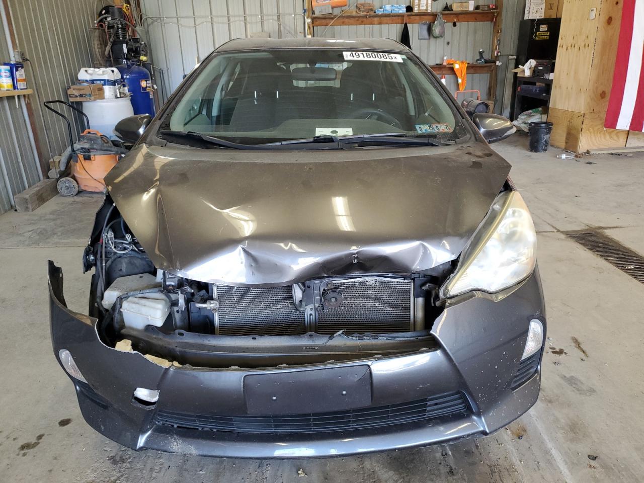 2013 Toyota Prius VIN JTDKDTB33D1530694 Copart auction photo, front end damage thumbnail 5