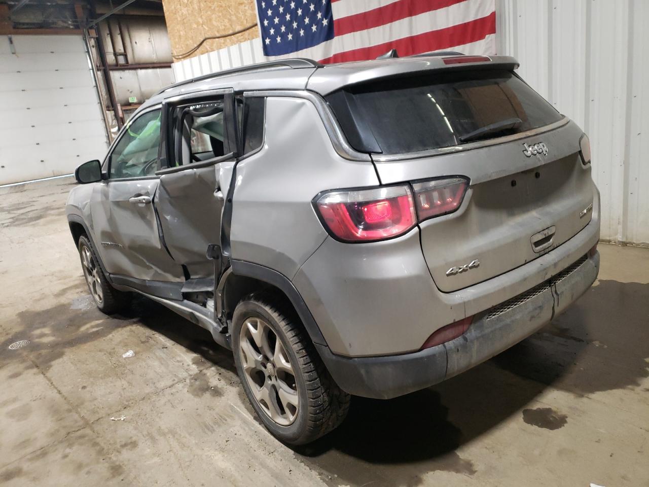 2020 Jeep Compass VIN 3C4NJDCB4LT221387 Copart auction photo, all over damage thumbnail 2