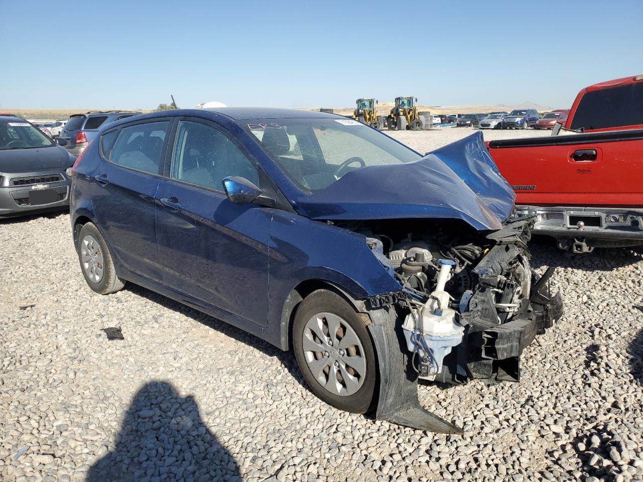 2016 Hyundai Accent VIN KMHCT5AEXGU255538 Copart auction photo, front end damage thumbnail 4