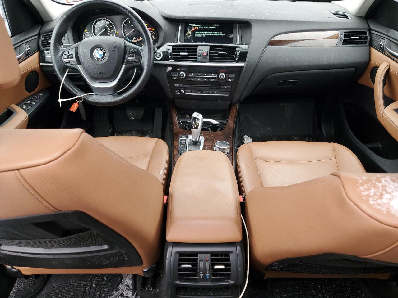 2016 BMW X3 VIN 5UXWX9C51G0D78759 Copart auction photo, front end / mechanical damage thumbnail 8