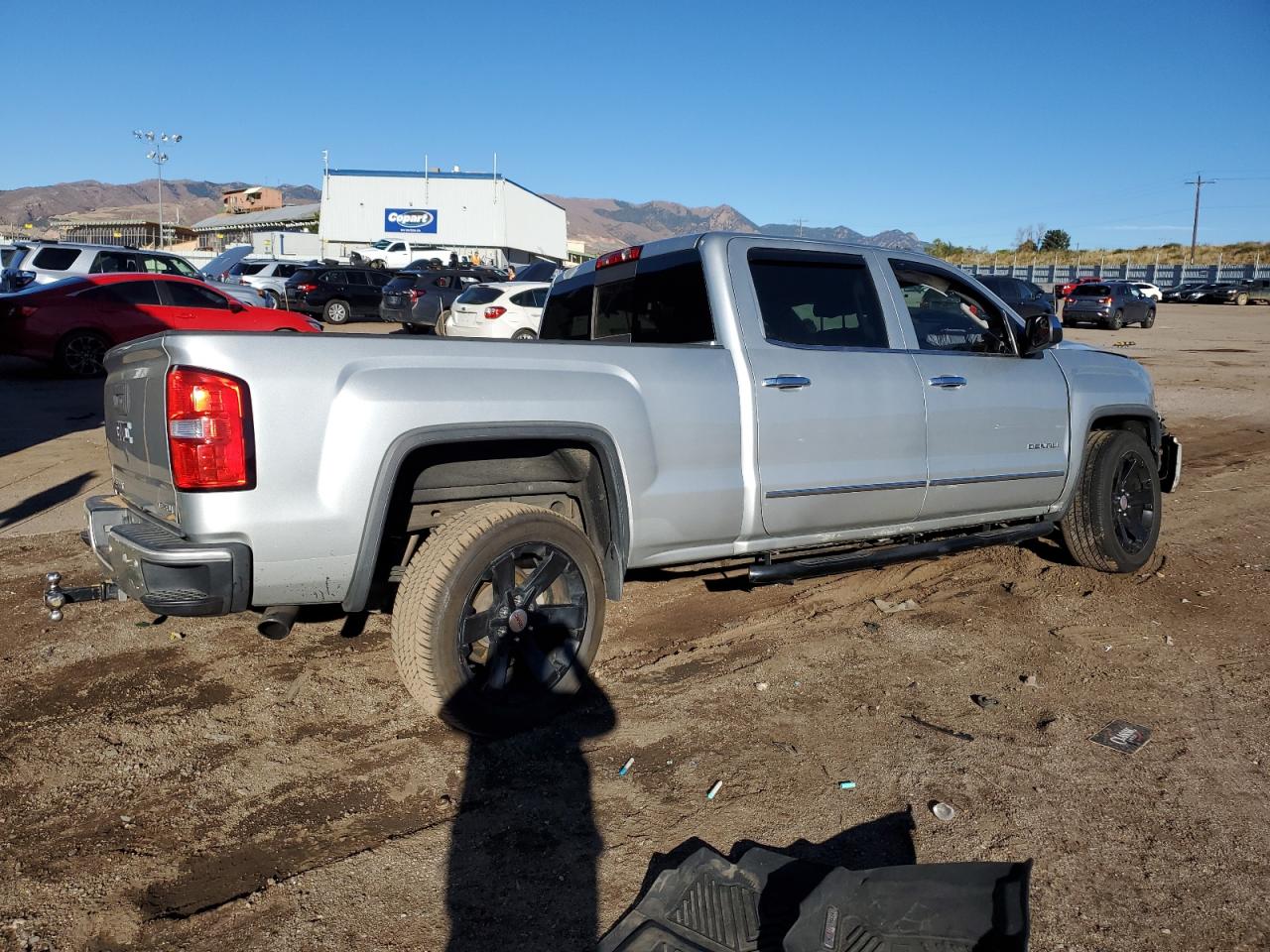 2014 GMC Sierra VIN 3GTU2WEJ3EG492364 Copart auction photo, front end / undercarriage damage thumbnail 3
