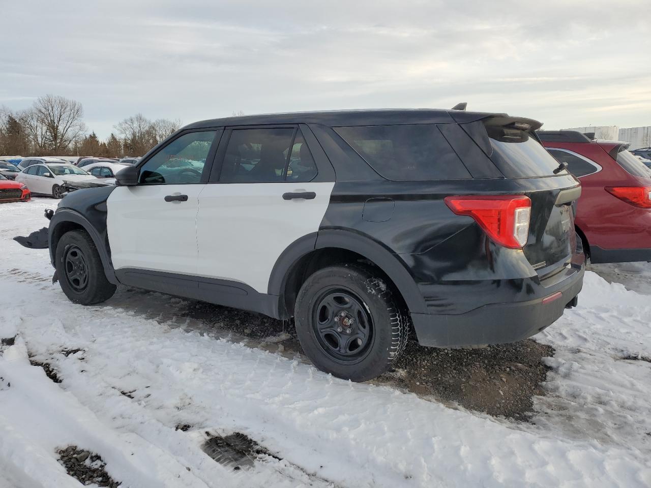2022 Ford Explorer VIN 1FM5K8AB6NGB48212 Copart auction photo, front end damage thumbnail 2