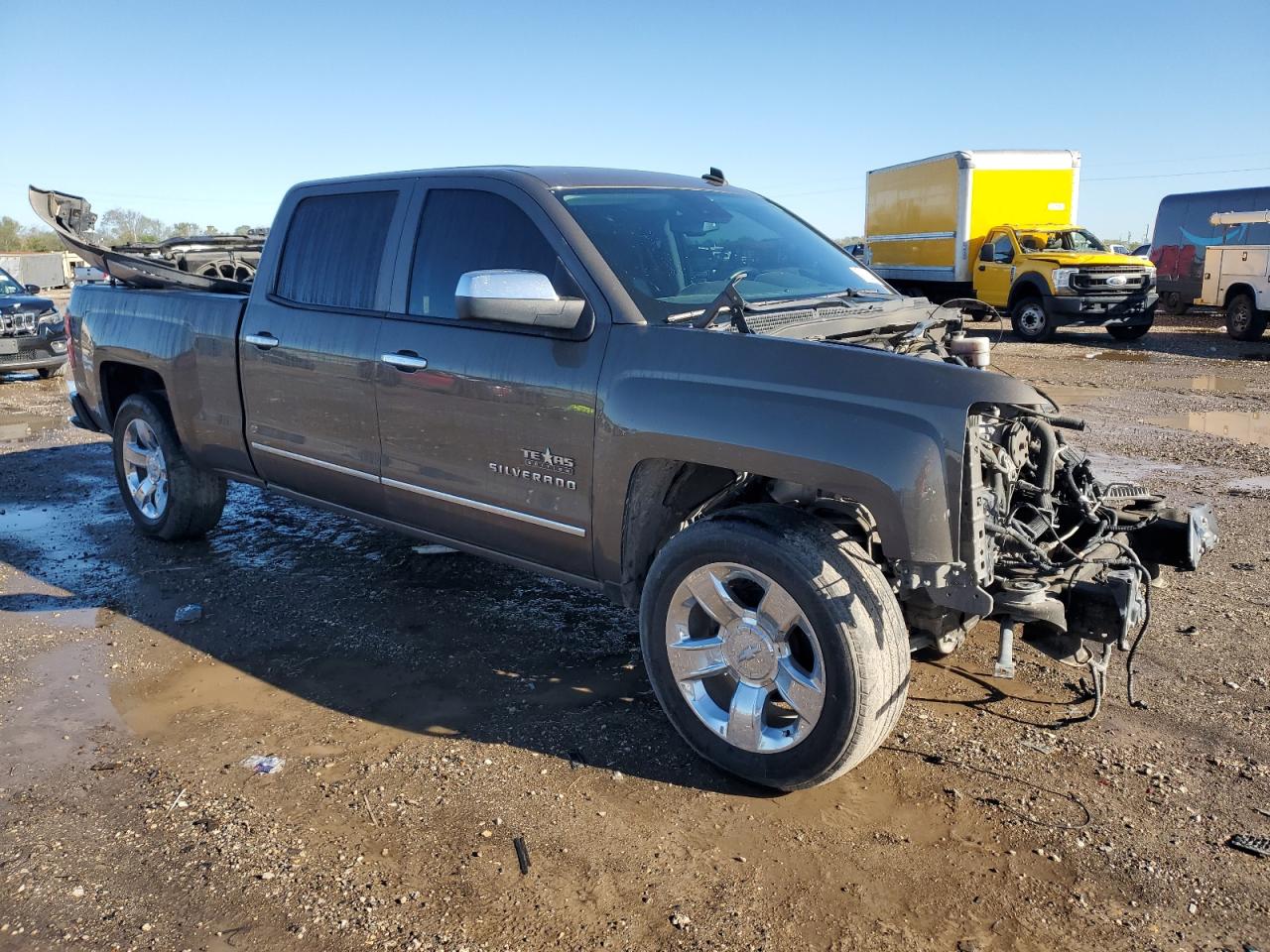 2014 Chevrolet Silverado VIN 3GCPCSECXEG255133 Copart auction photo, front end damage thumbnail 4