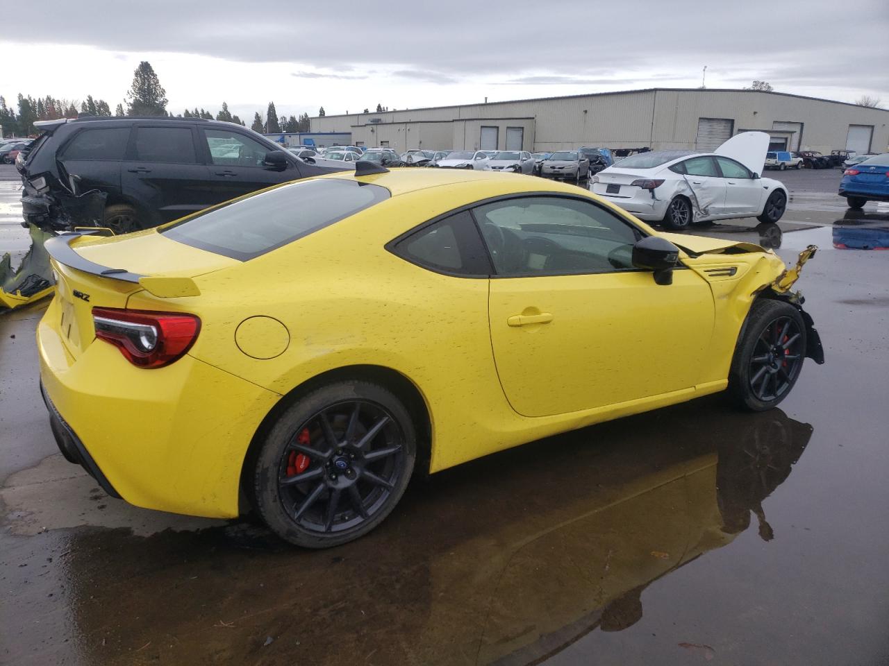 2017 Subaru BRZ VIN JF1ZCAC12H9601982 Copart auction photo, side / front end damage thumbnail 3