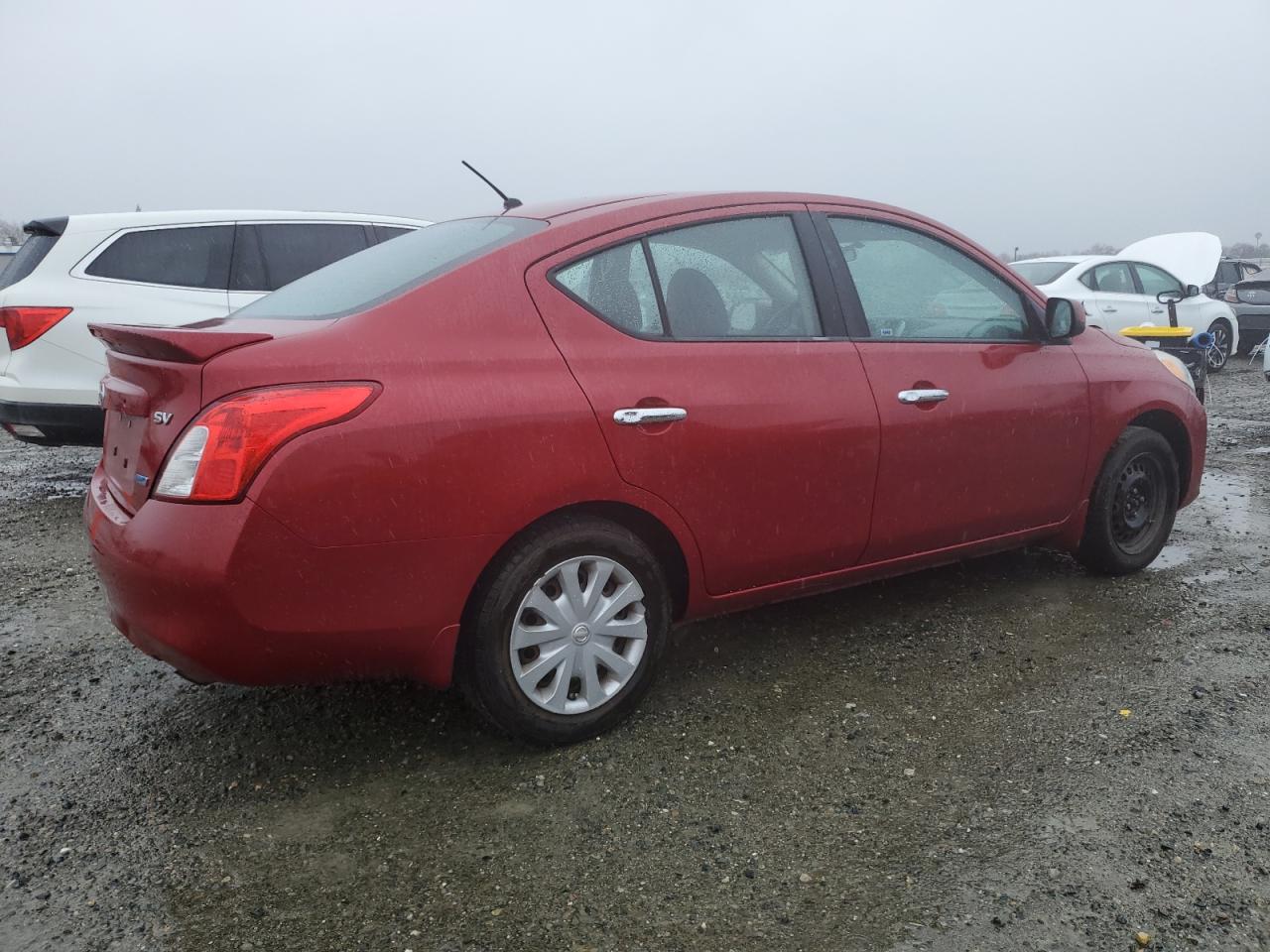 2013 Nissan Versa VIN 3N1CN7AP0DL838303 Copart auction photo, front end / side damage thumbnail 3