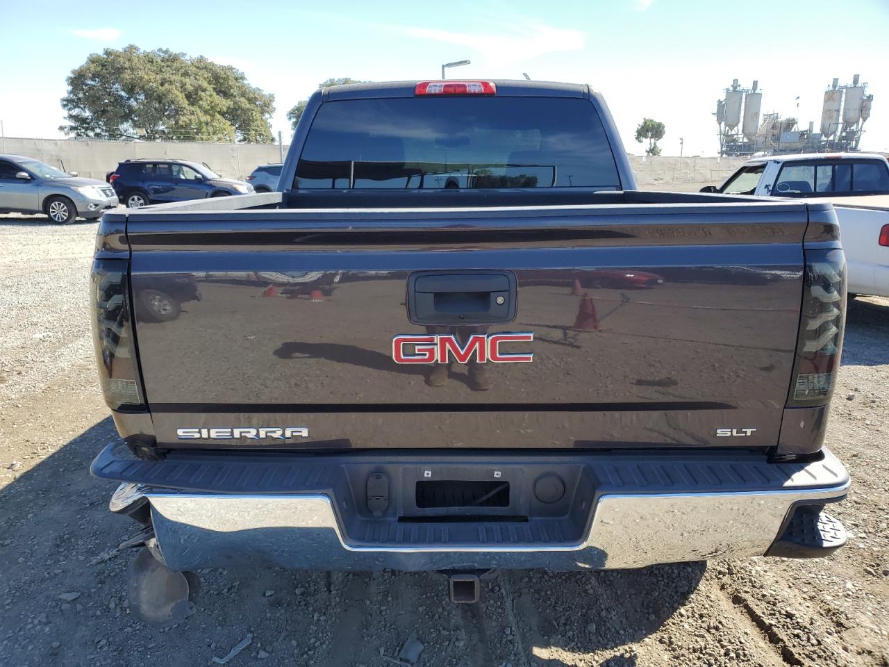 2015 GMC Sierra VIN 3GTP1VEC9FG376843 Copart auction photo, rear end damage thumbnail 6