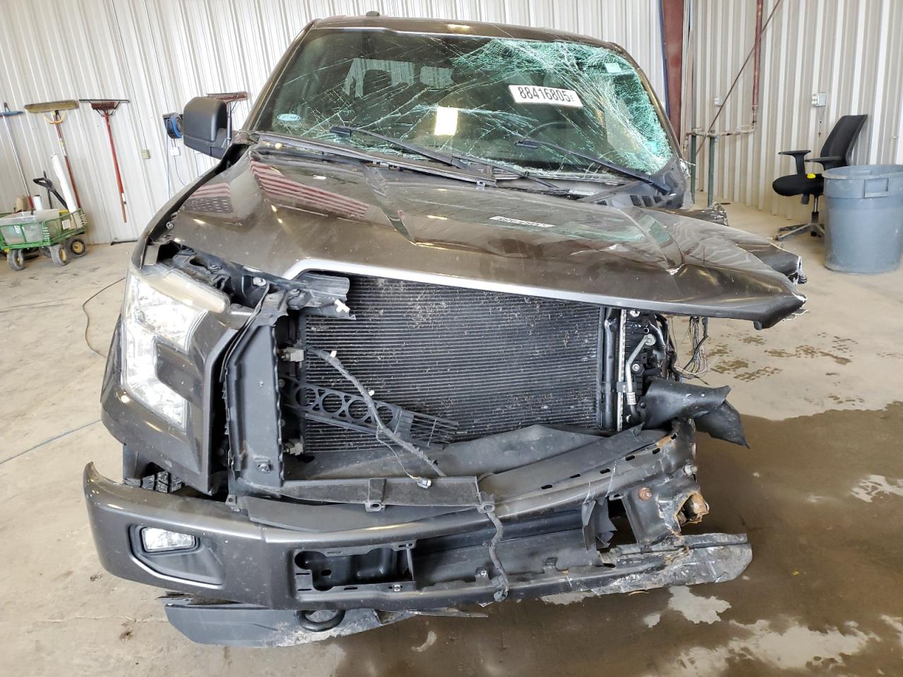 2016 Ford F-150 VIN 1FTEW1EP5GKD66471 Copart auction photo, all over damage thumbnail 5