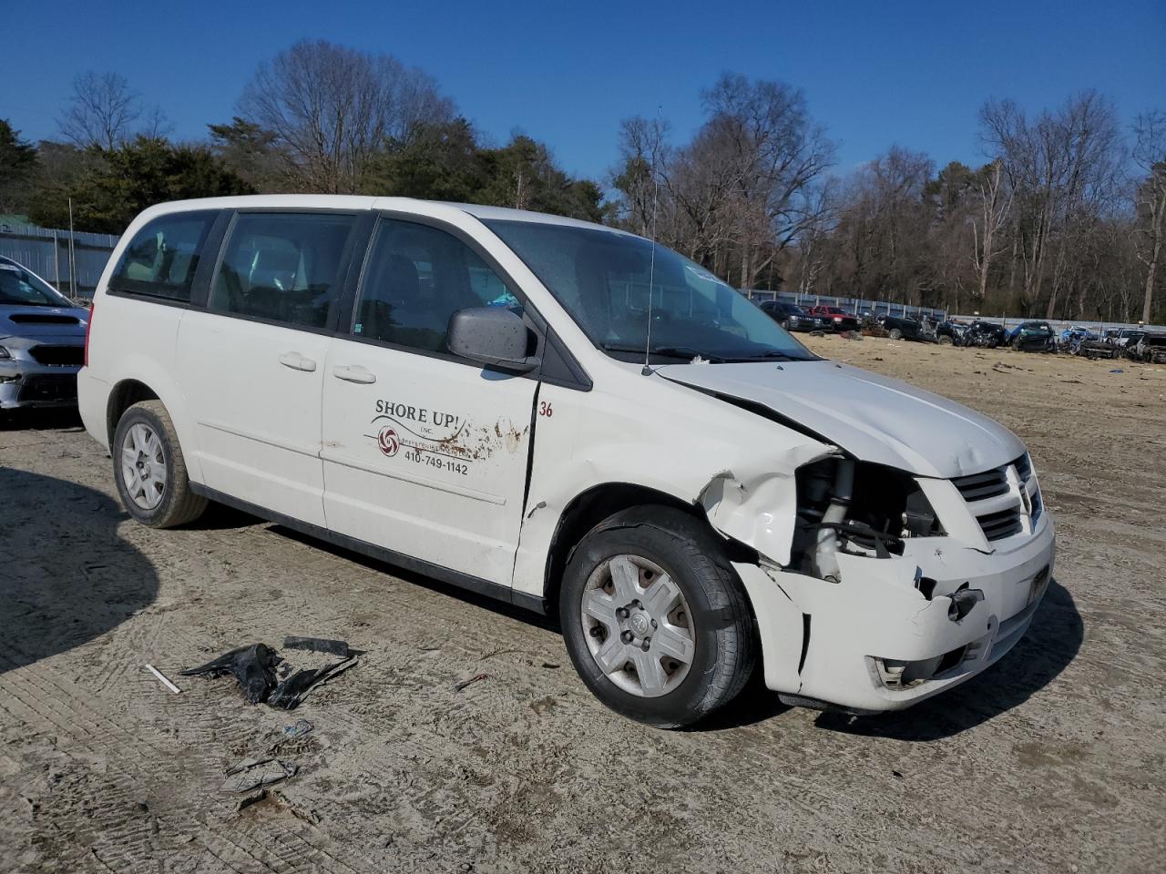 2010 Dodge Caravan VIN 2D4RN4DE3AR382069 Copart auction photo, front end / minor dent/scratches damage thumbnail 4