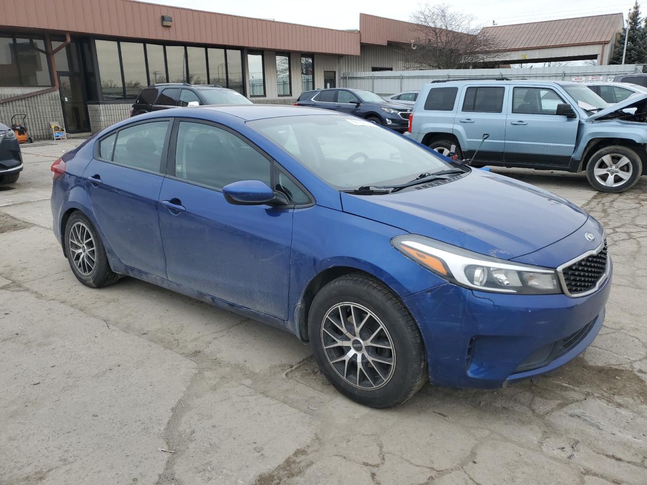 2018 KIA Forte VIN 3KPFK4A71JE190214 Copart auction photo, rear end / undercarriage damage thumbnail 4