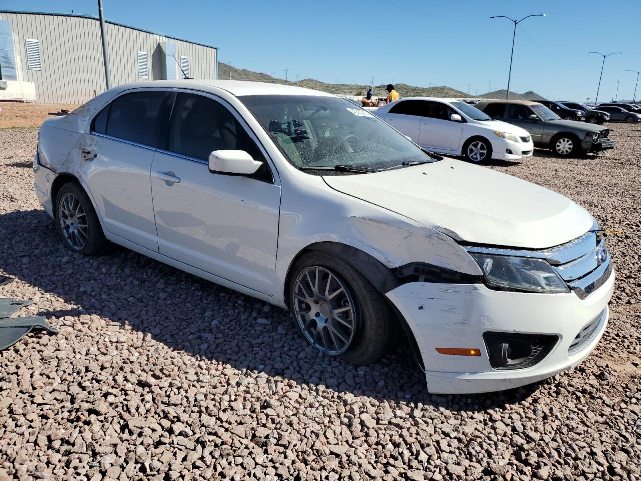 2011 Ford Fusion VIN 3FAHP0HG4BR264671 Copart auction photo, all over damage thumbnail 4