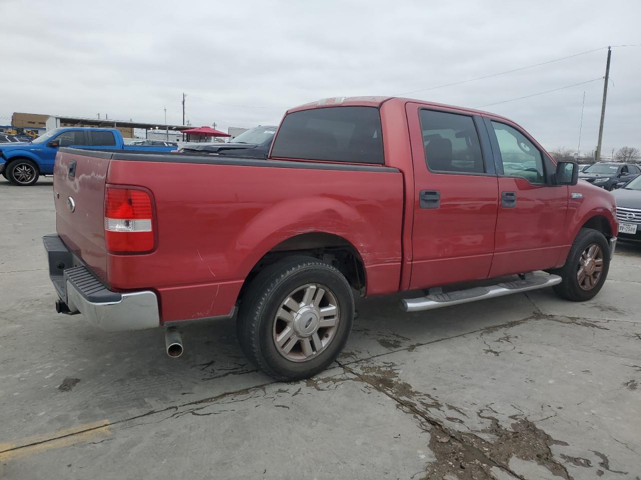 2008 Ford F-150 VIN 1FTRW12W18FA07528 Copart auction photo, rear end damage thumbnail 3