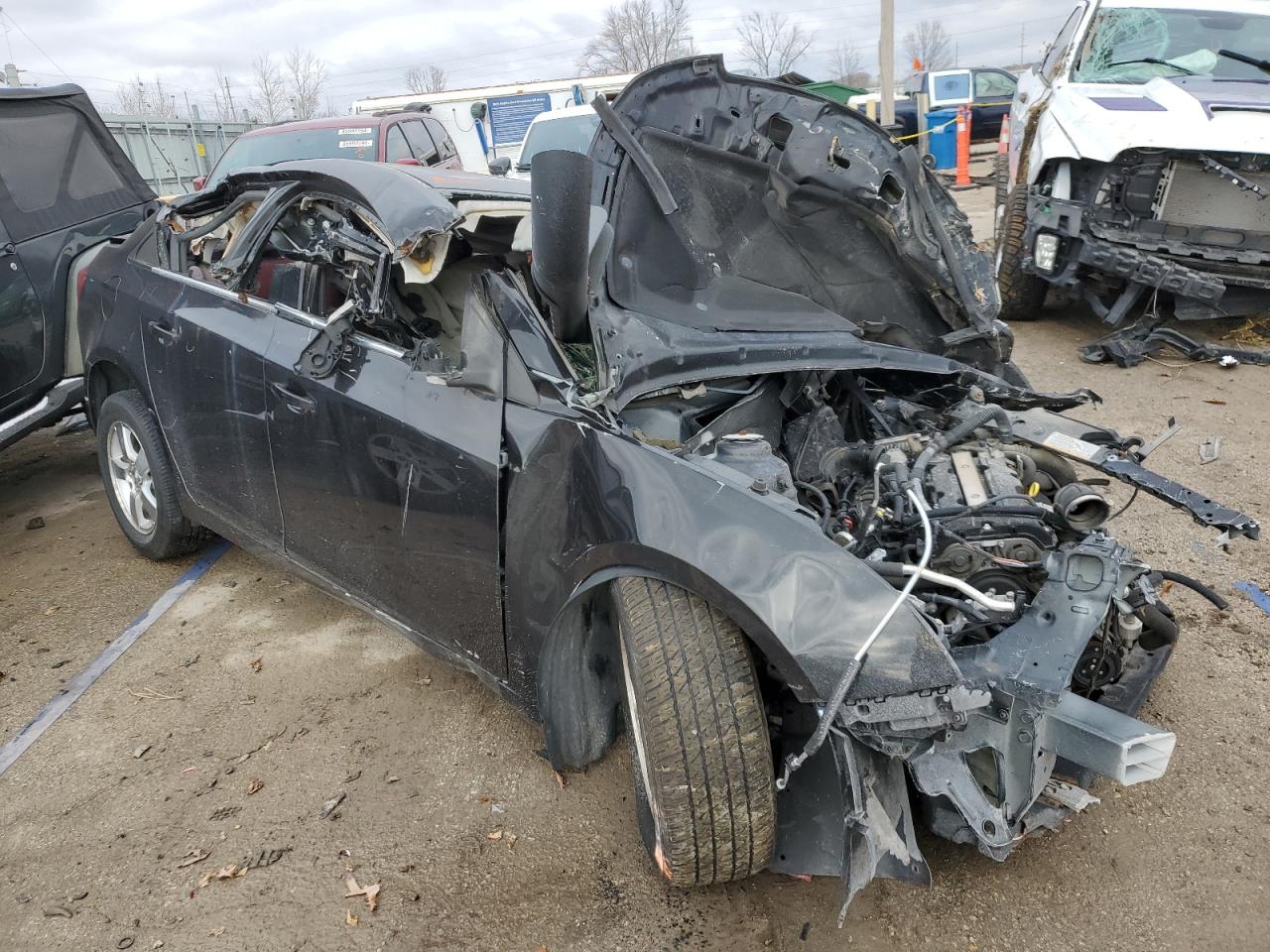 2014 Chevrolet Cruze VIN 1G1PC5SB2E7248078 Copart auction photo, all over damage thumbnail 4