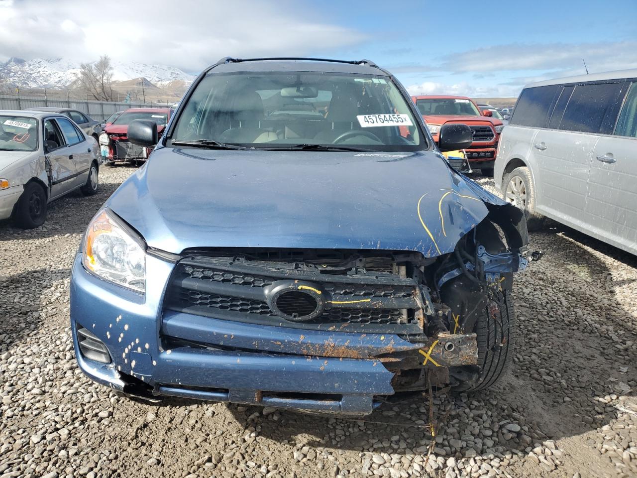 2010 Toyota RAV 4 VIN JTMBK4DV1A5088027 Copart auction photo, front end / side damage thumbnail 5
