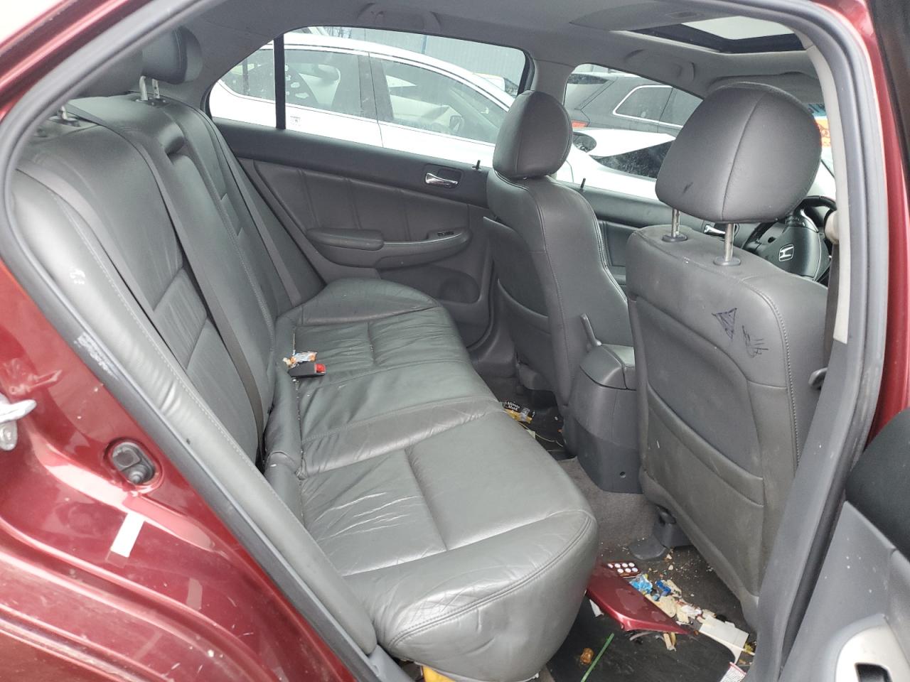 2007 Honda Accord VIN JHMCN36477C001213 Copart auction photo, rear end damage thumbnail 10