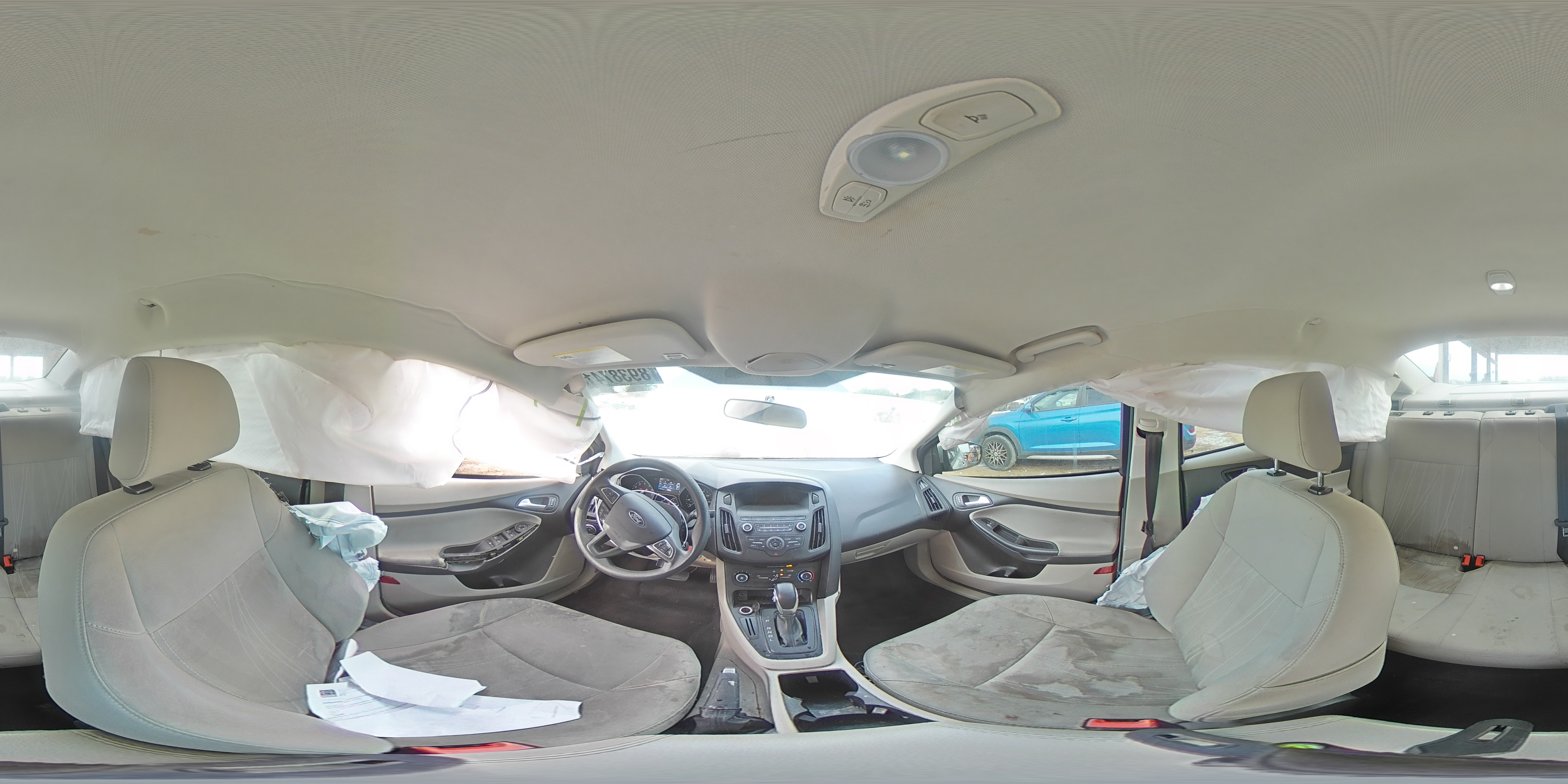 2018 Ford Focus VIN 1FADP3F20JL307357 Copart auction photo, side damage thumbnail 13