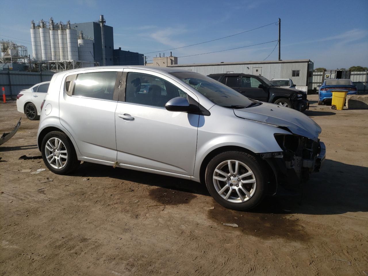 2012 Chevrolet Sonic VIN 1G1JC6SH6C4123325 Copart auction photo, front end damage thumbnail 4