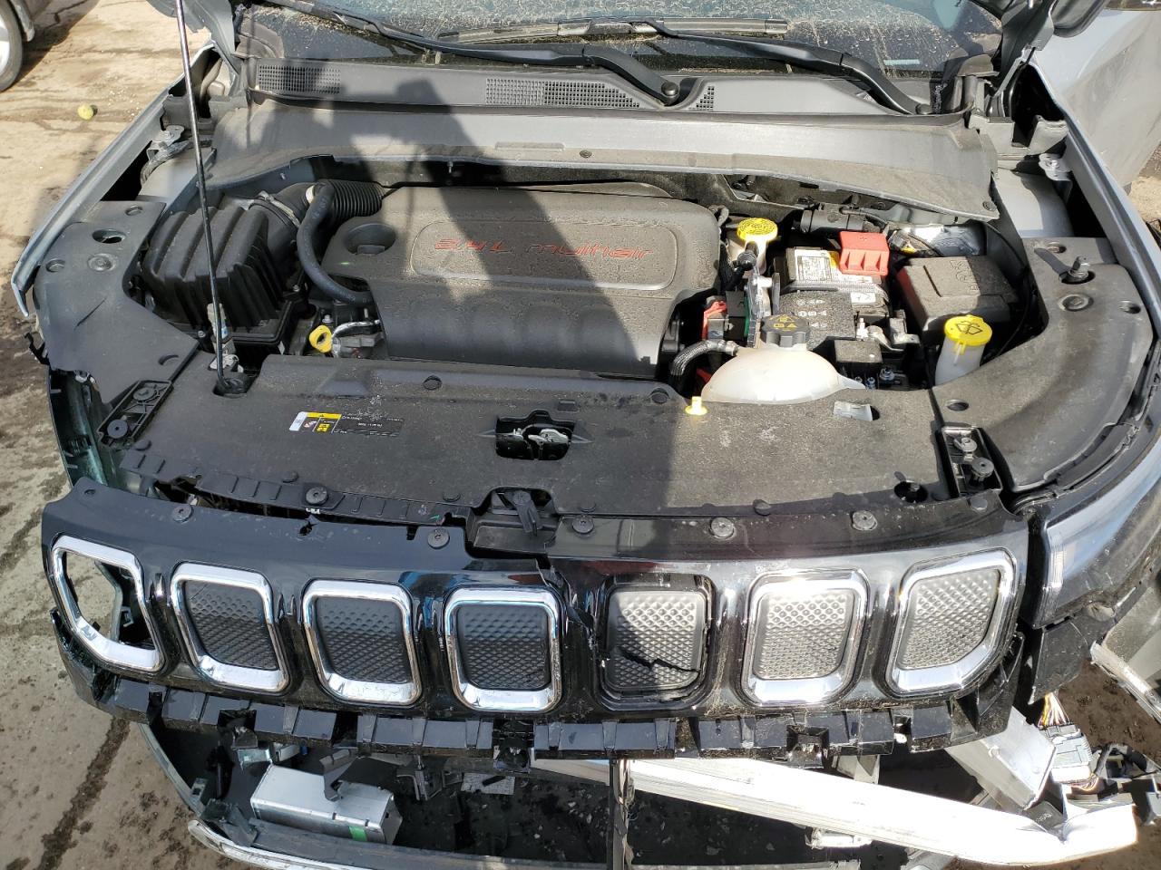 2022 Jeep Compass VIN 3C4NJDCBXNT102830 Copart auction photo, all over damage thumbnail 14