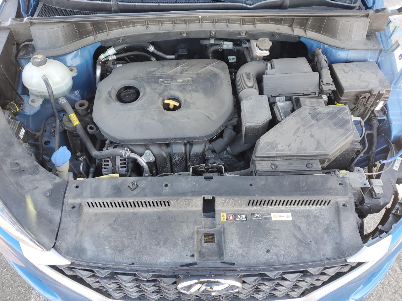2020 Hyundai Tucson VIN KM8J2CA43LU132938 Copart auction photo, front end / side damage thumbnail 12