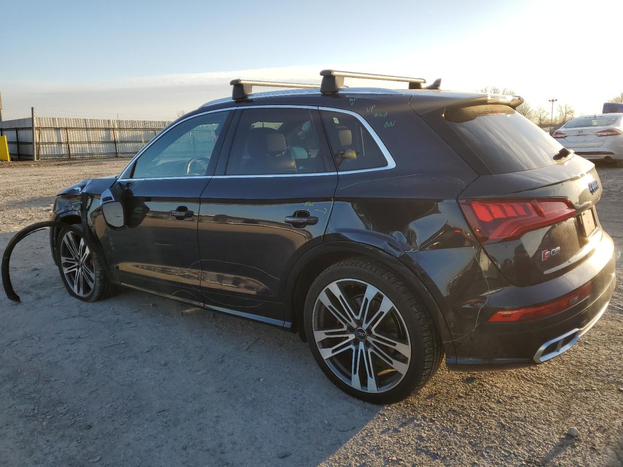 2019 Audi SQ5 VIN WA1C4AFY0K2068966 Copart auction photo, front end / rear end damage thumbnail 2
