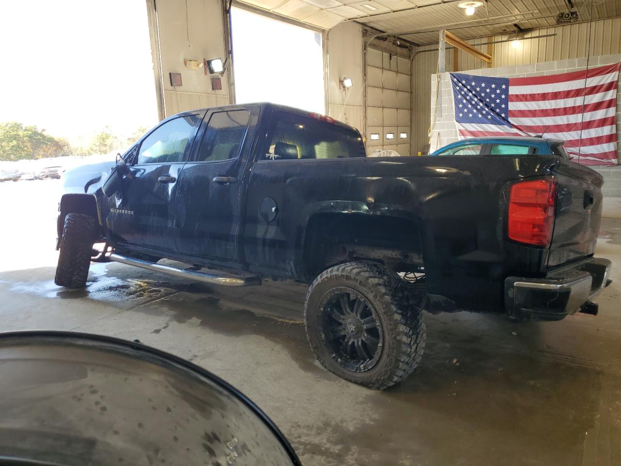 2014 Chevrolet Silverado VIN 1GCVKREC4EZ105599 Copart auction photo, side / front end damage thumbnail 2