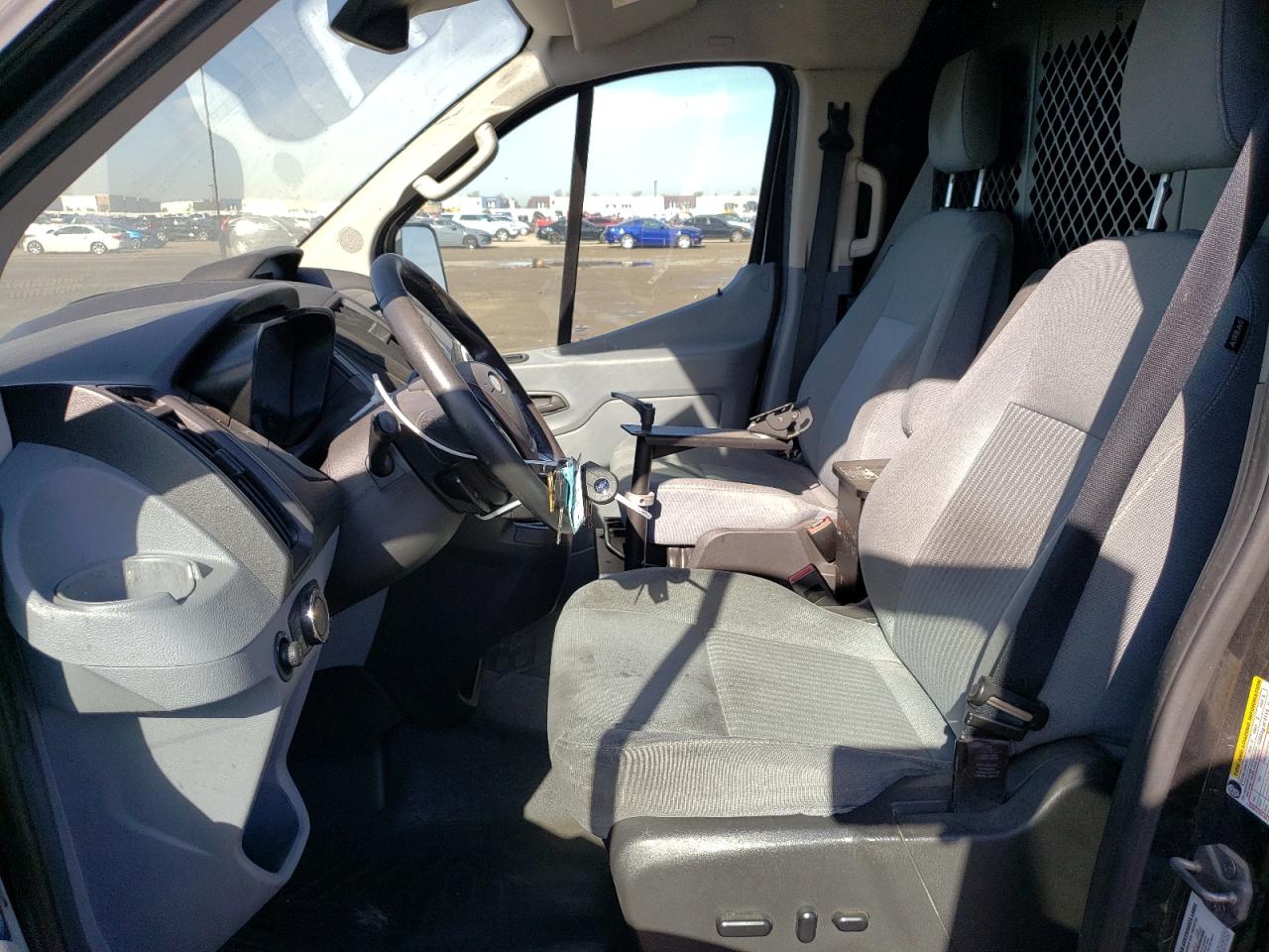 2015 Ford Transit VIN 1FTBW2YG4FKB09305 Copart auction photo, side damage thumbnail 7