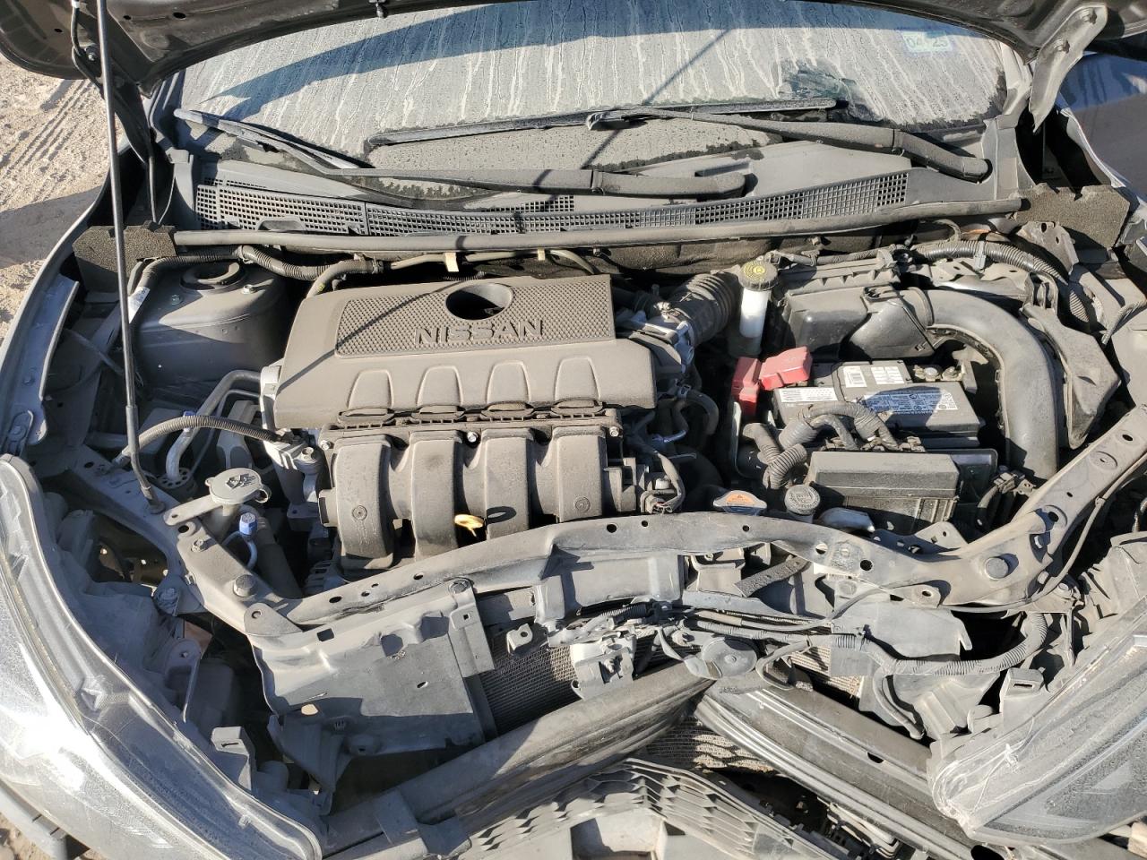 2019 Nissan Sentra VIN 3N1AB7AP3KY244837 Copart auction photo, front end / side damage thumbnail 11