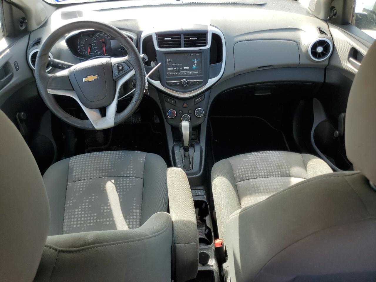 2017 Chevrolet Sonic VIN 1G1JB5SH2H4175667 Copart auction photo, front end / minor dent/scratches damage thumbnail 8