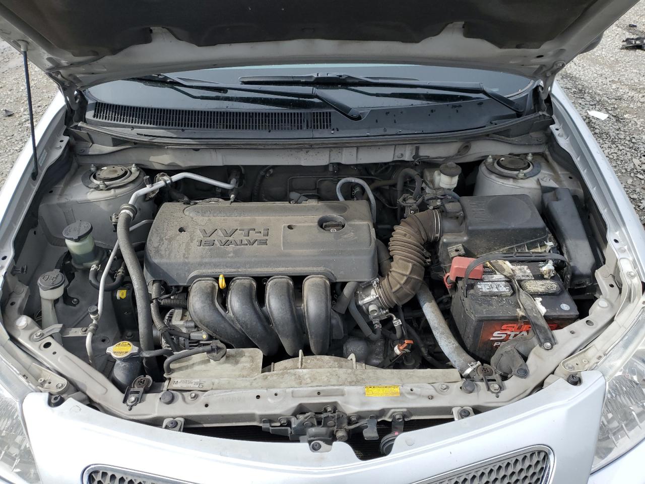 2008 Pontiac Vibe VIN 5Y2SL65818Z413747 Copart auction photo, front end damage thumbnail 12