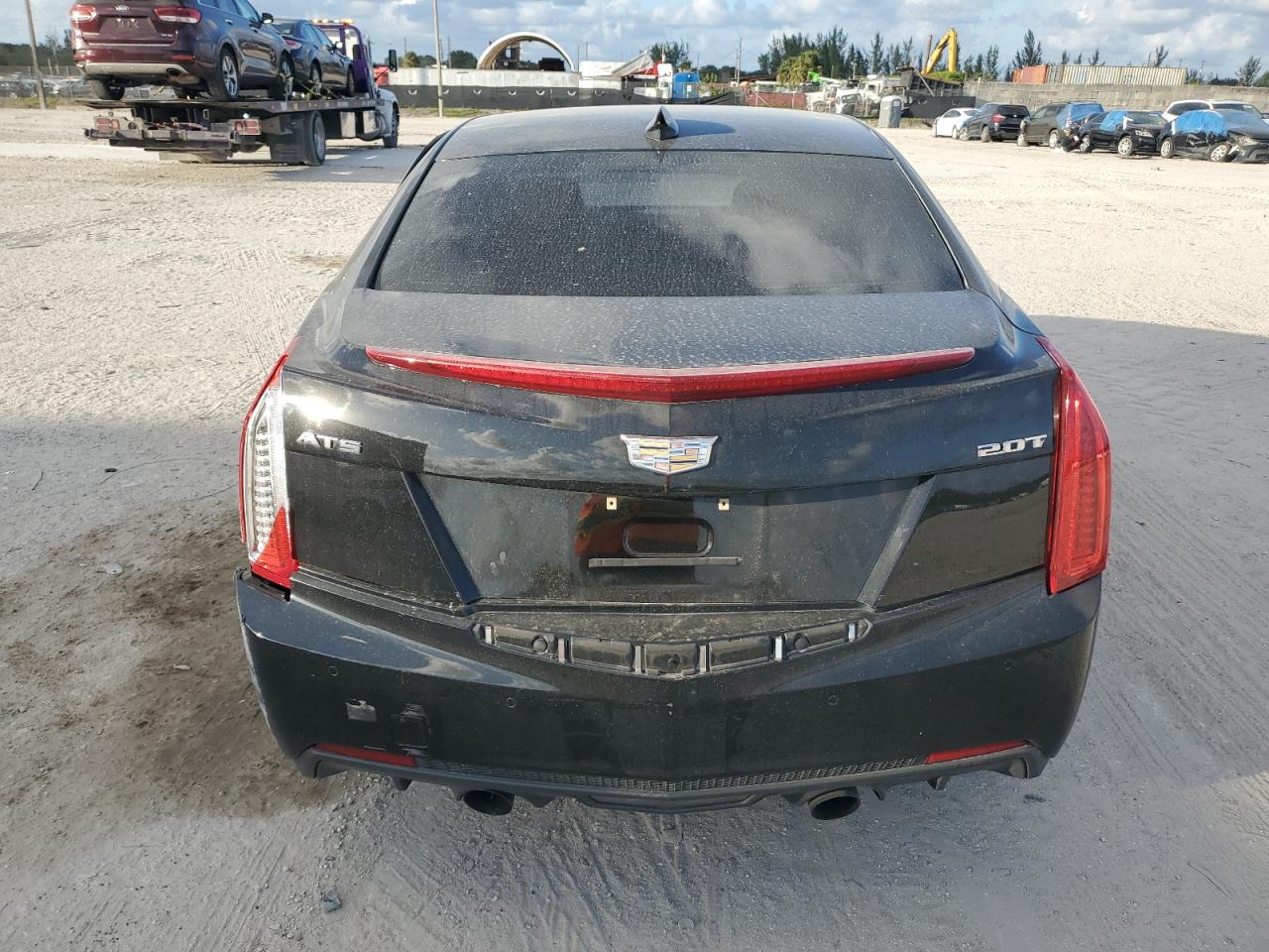 2017 Cadillac ATS VIN 1G6AB5RX0H0128216 Copart auction photo, side / front end damage thumbnail 6